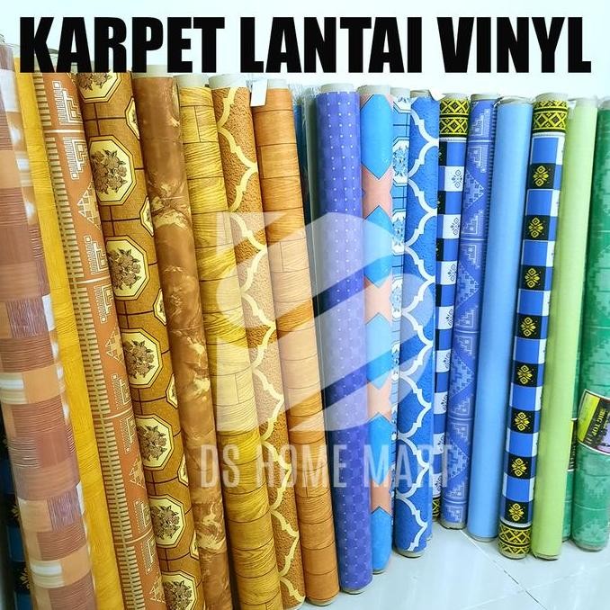 TERMURAH - ROLL Karpet Lantai Plastik Meteran Tikar Alas Meja Vinyl Carpet