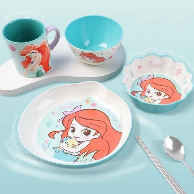 Disney Original Dinner Plate Melamin Piring Makan Anak