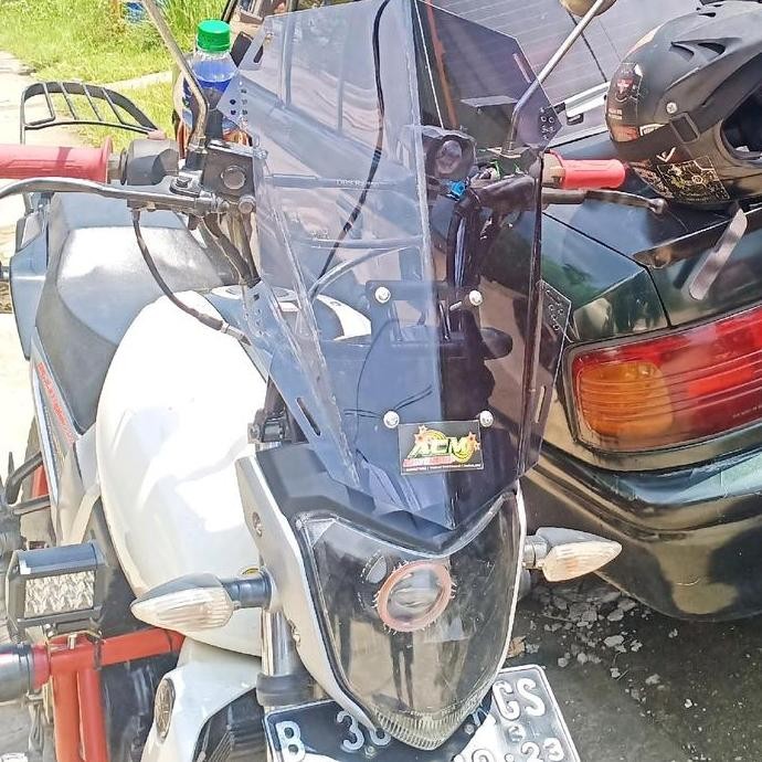 Promo PAKET Breket+Visor 50cm V.3 Yamaha Byson Visor Byson Yamaha Byson Byson Modifikasi Byson Touri