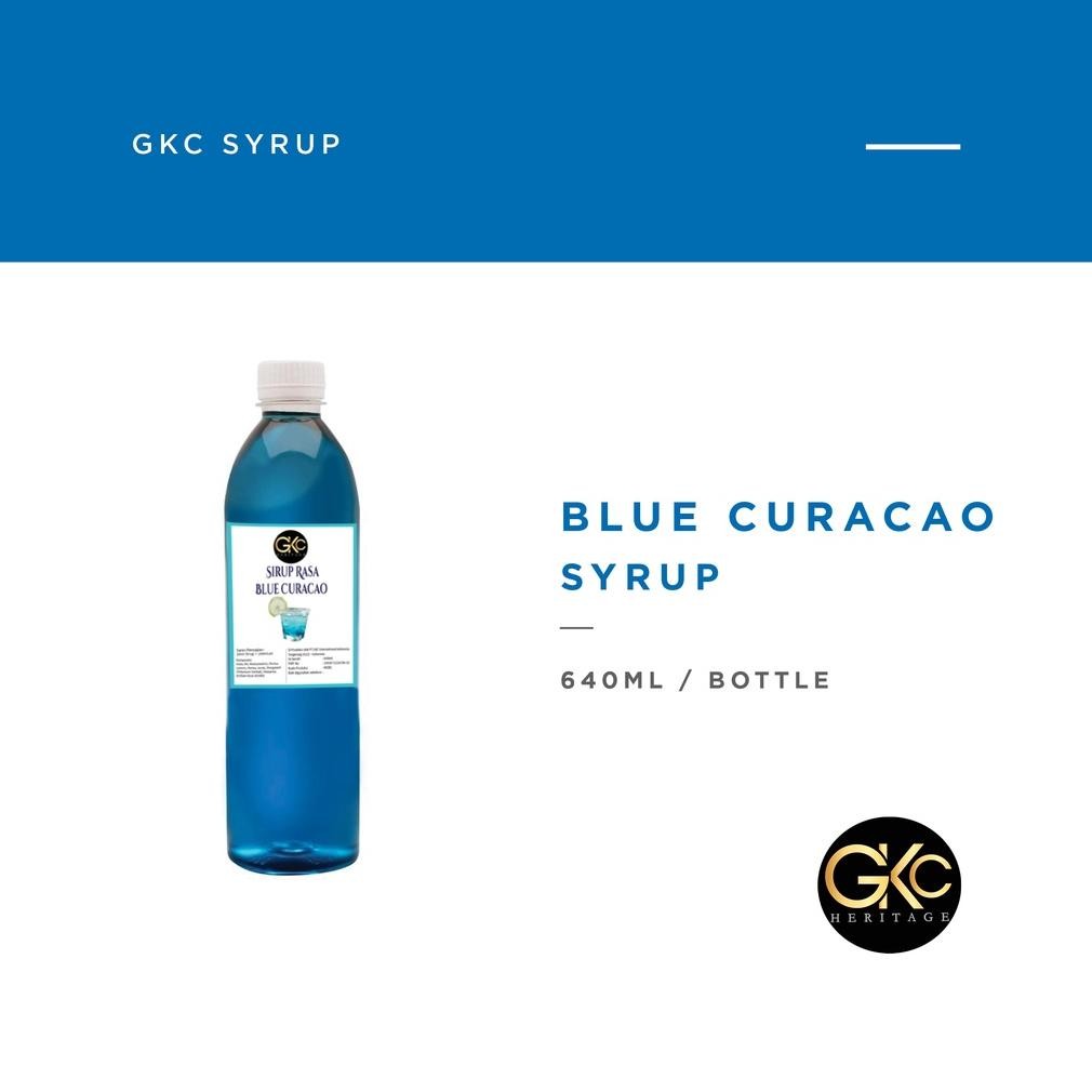 

Gkc Heritage Sirup Cair Konsentrat Minuman Blue Curacao - Halal - 640 Ml - Bluecuracao Syrup