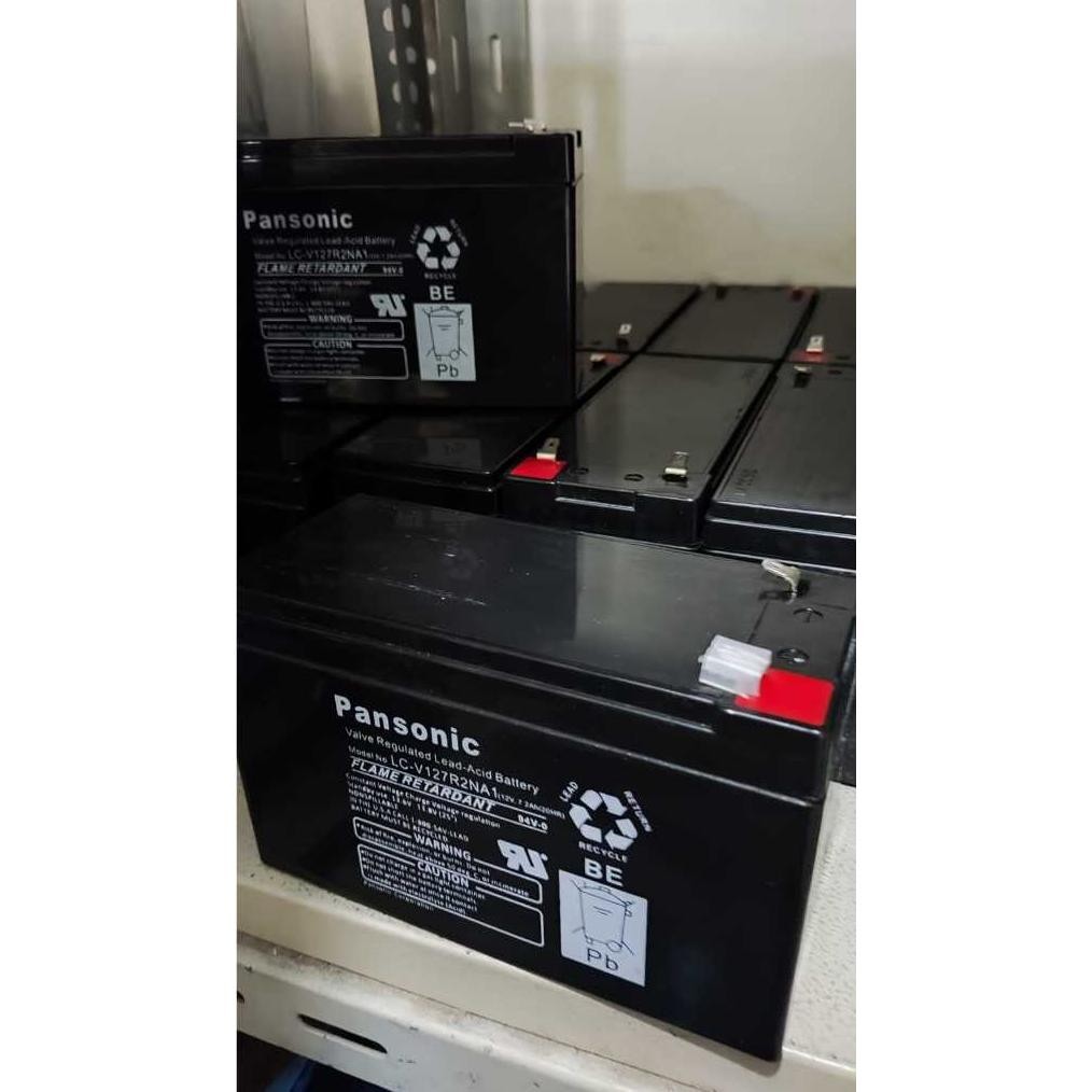 Terbaru Batrei Ups 12V 12 Volt 12 V 7.2Ah Pansonic Baterai Aki Kering 7A Dry Vrla 7 Amper Battery Ac