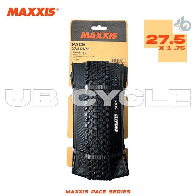 BAN LUAR SEPEDA 27.5 X 1.75 MAXXIS PACE KEVLAR 60 TPI ORIGINAL DAN TERPERCAYA
