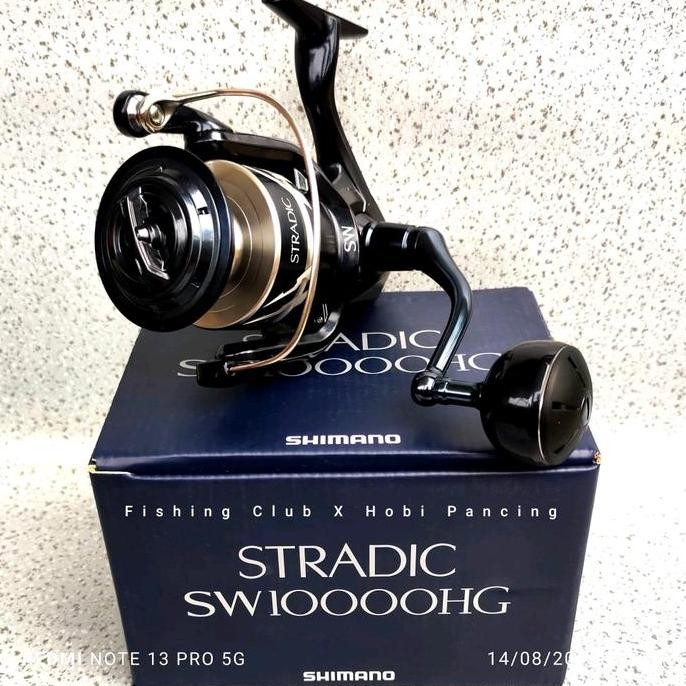 REEL SHIMANO STRADIC SW 4000 5000 6000 8000 10000 PG HG XG, REEL PANCING LAUT , POWER HANDLE , SALT 