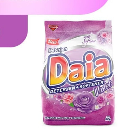 

DAIA VIOLET DETERJEN+SOFTENER BUBUK 800G