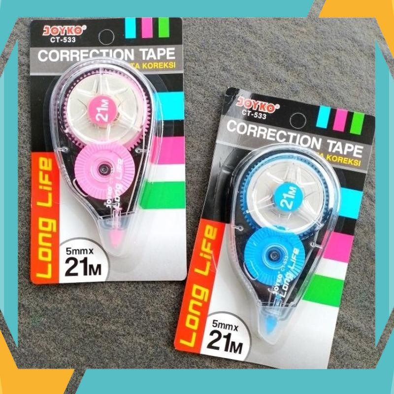 

Terbaik TIPE-X Kertas Correction Tape Joyko CT-533 21 Meter ( Pcs ) [ Original ] UJR-24