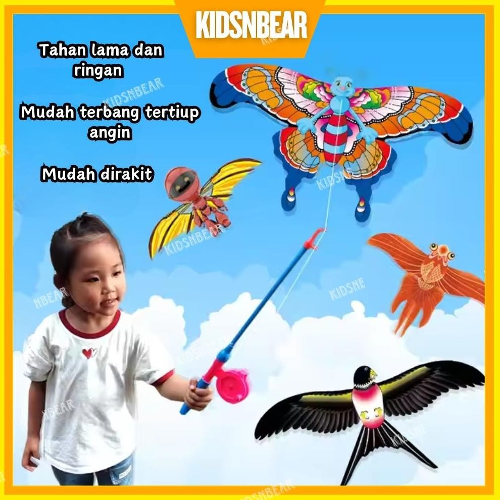 New Arival see-97 Layang Layang - Layangan Besar - Layangan Burung - Layangan Pancing - [KIDSNBEAR] 