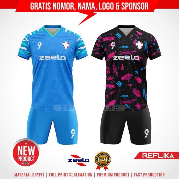 FS Jersey Futsal & Sepak Bola Bahan Dryfit Full Print