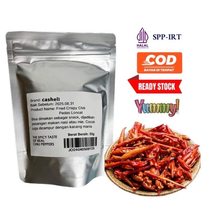 

LS casheli Crispy Chili Fried Chili Pedas Meletup Snack Keripik Cemilan Food Goreng Spicy Camilan Makanan snacks Chilli jajan viral Bbq