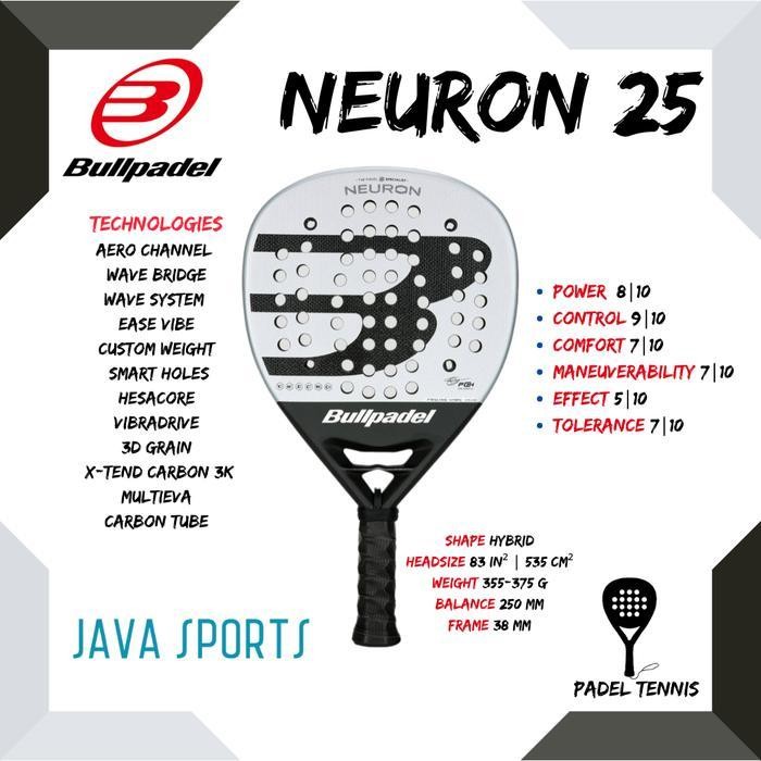 FS Raket Padel Tenis Bullpadel NEURON 25 Official Resmi Original Padel Racket