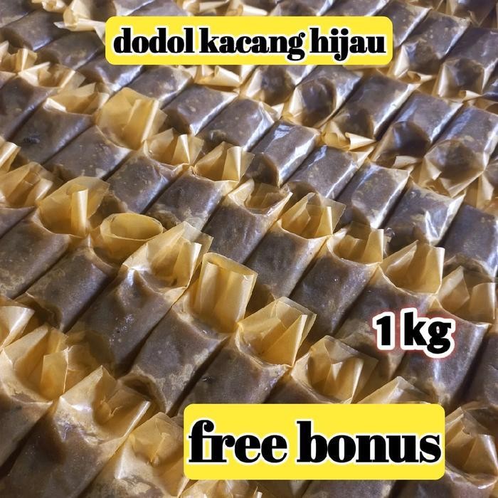 

LS 1 KG - DODOL KACANG HIJAU ISI BANYAK 1000 gram Makanan Merah WAJIT KACANG HIAJU