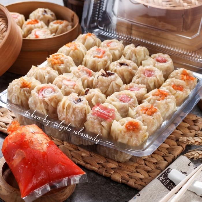 

LS Dimsum isi 100pcs premium abunara Ayam Jamur Udang frozen beku grosir