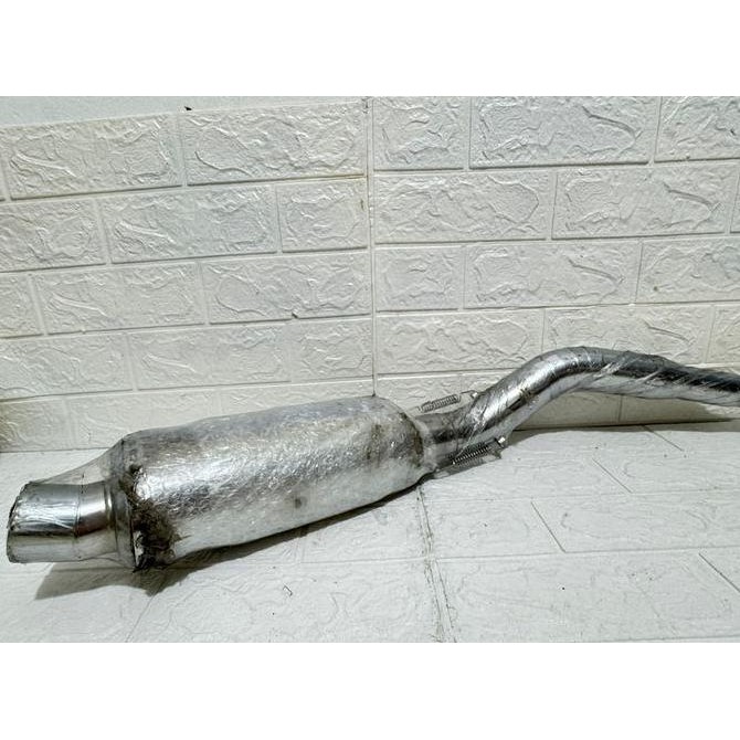 Knalpot Racing I One Trioval Pelangi Yamaha R15 Universal Kenalpot Rasing Pelangi Universal Original