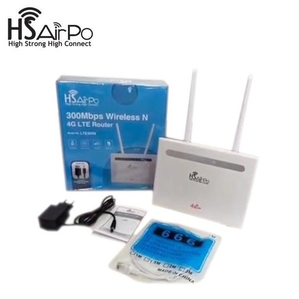 Hsairpo Lte300N Router 4G Lte Simcard 300Mbps N