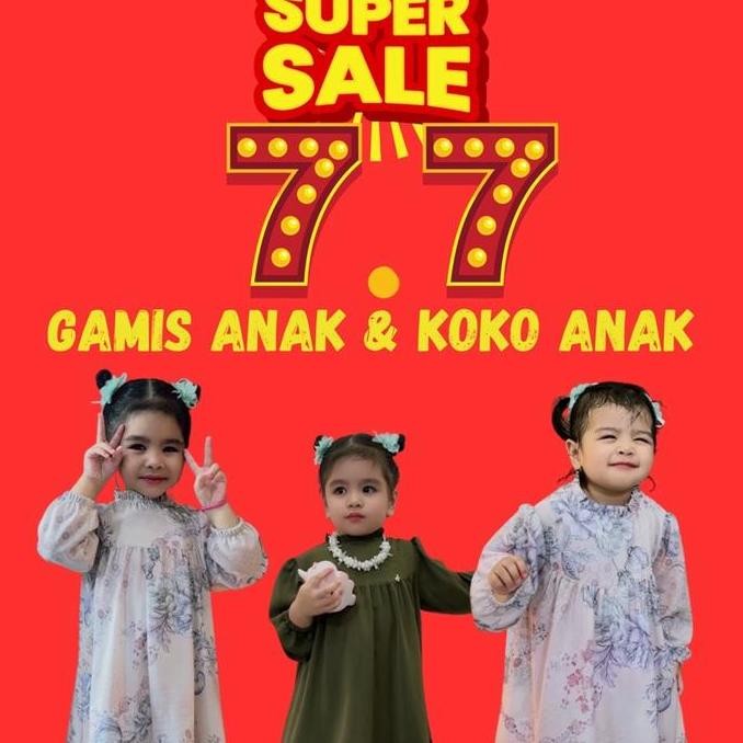 DF59 }} By Dolla - Kode KOKO ANAK - Gamis Anak Koko Anak Polos Motif Muslim