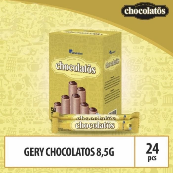 

LS Chocolatos Wafer Roll isi 24 pcs
