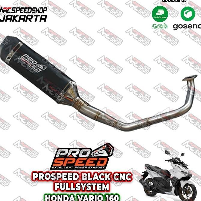 Knalpot Prospeed Vario 150 Black CARBON / PROSPEED BLACK CNC SERIES Fullsystem