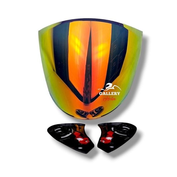 PROMO - Kaca Helm Venom Kyt Dj Maru, , Dj Maxi | Visor Venom Redgold