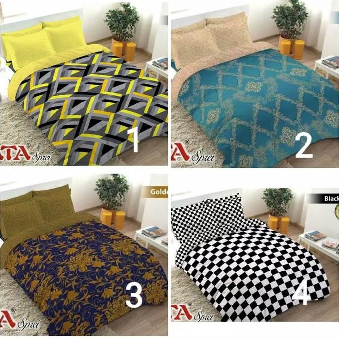 Bedcover Set 20x200 Single size / Bed cover + Sprei 20 Single Kado