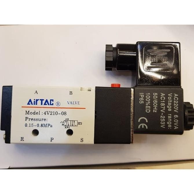 %%%%] AIRTAC Pneumatic Solenoid Valve 4V210-08 / 4V210 08 220V