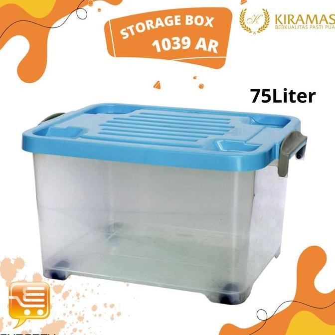 TERBARU - Kiramas Kotak Penyimpanan Serbaa Storage Box 7 Liter - 09 AR Blue Container serbaa Penyimp