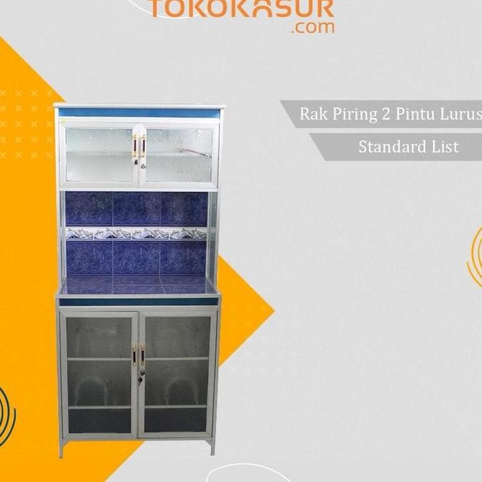 HOT SALE Rak Piring 2 Pintu Alumunium Keramik Standard List