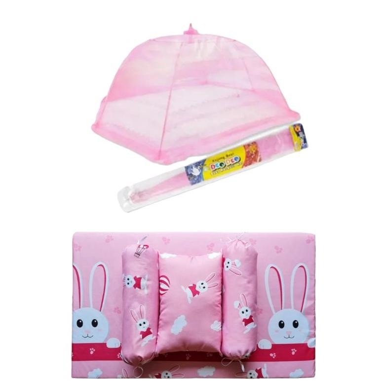 Kasur Bayi 1 Set Kelambu
