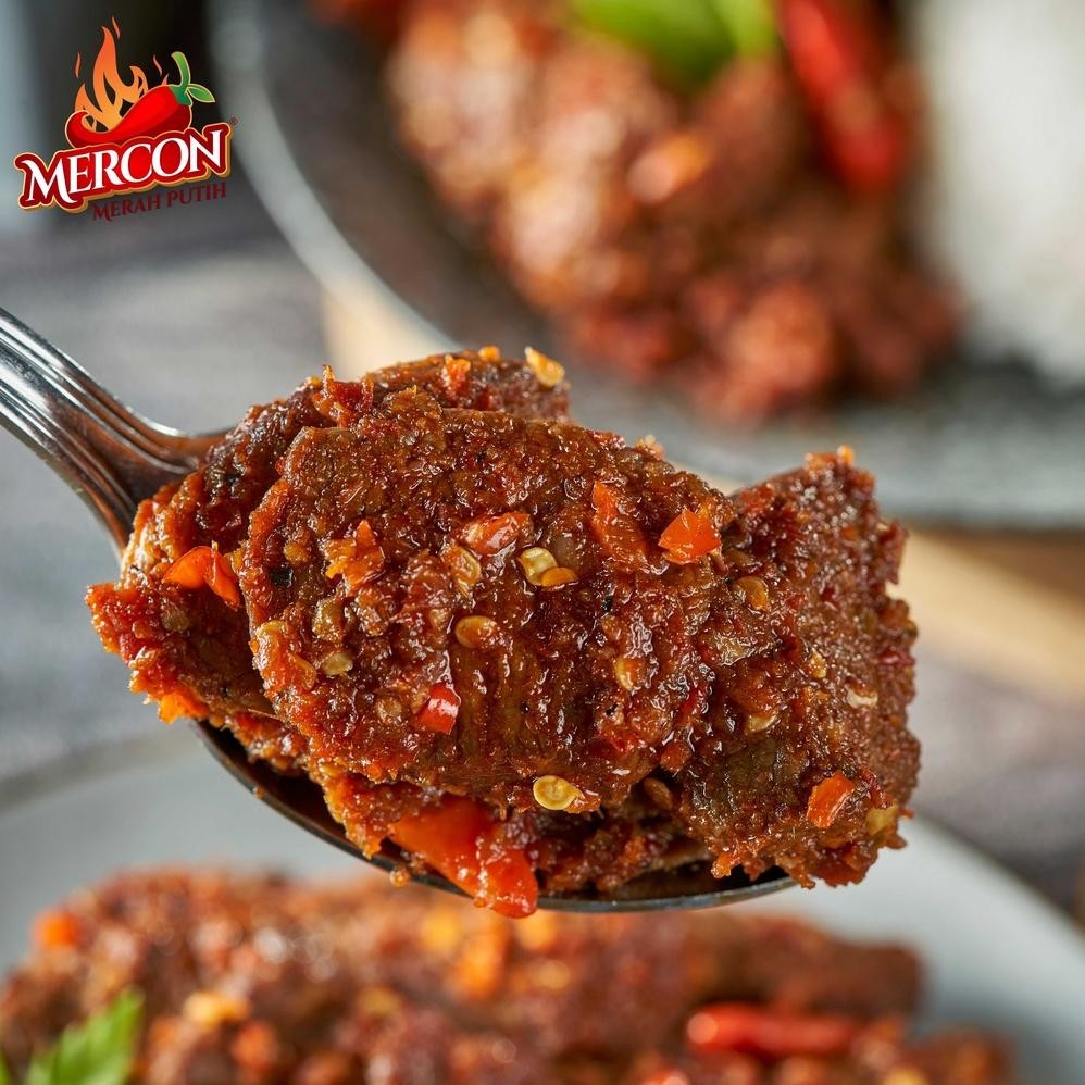 

Combo Bertiga 3 Pack Oseng Mercon Daging / Makanan Kaleng Siap Saji / Iga Mercon / Sambel Iga Food Instan Pedas