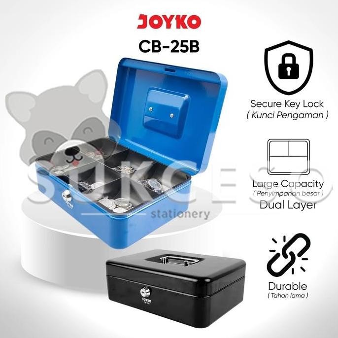 TERMURAH - JOYKO Cash Box CB-2B Kotak nkas Penyimpanan Uang dan Dokumen
