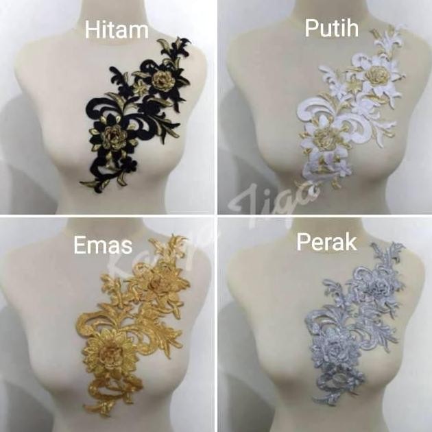 

Ready oke] Patch Bordir Bunga Tabur / Renda Aplikasi Bordir Tabur Motif Rosa Coklat Hijau