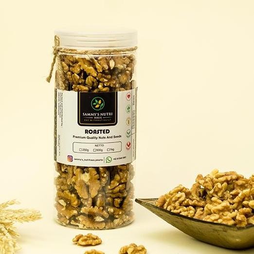 

Roasted Ed Walnut 250Gkacang Otak Kacang Kenari Panggang Asin