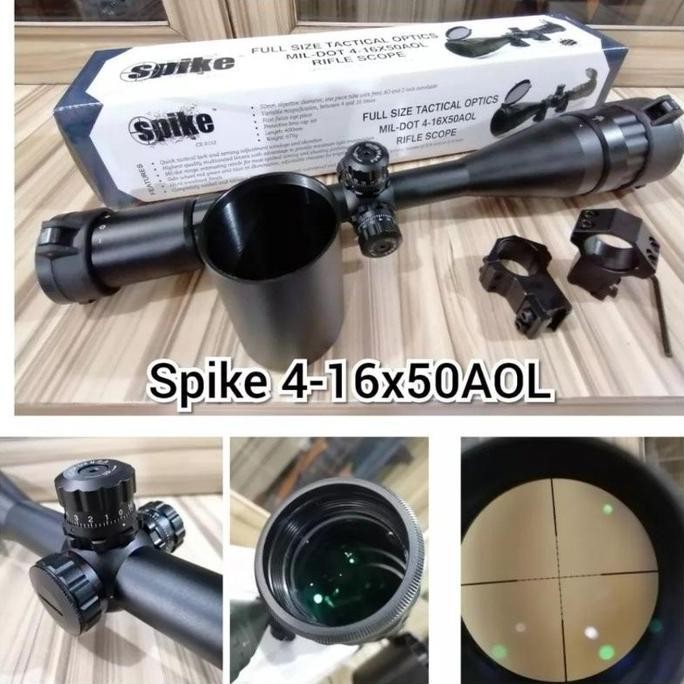 Teropong jarak jauh teleskop SPIKE 4-16x50 AOL