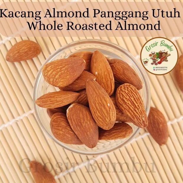 

Kacang Almond Panggang Utuh 250Gram Whole Roasted Almond