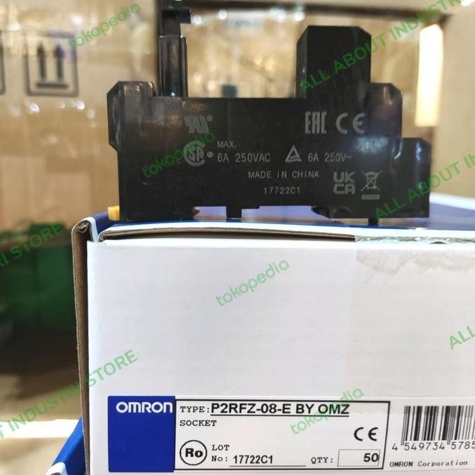 langsung order saja] SOCKET RELAY OMRON P2RFZ-08-E SOCKET G2R-2-SN SOCKET OMRON 8 KAKI