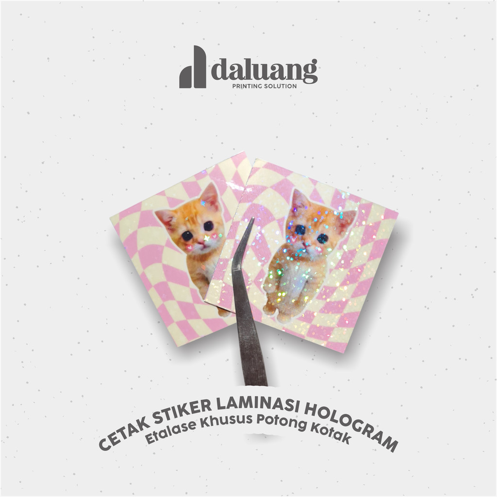 

Cetak Stiker Vinil Potong Persegi Kotak Laminasi Hologram Gliter Sandstar Heart love Broken Glass Sparkling Magic Star Windtunnel Firework Glosi Custom Desain Bisa COD