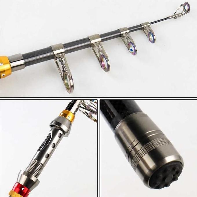 Fishing Antena Joran Walesan Pancing Ikan Carbon Fiber Teleskopik