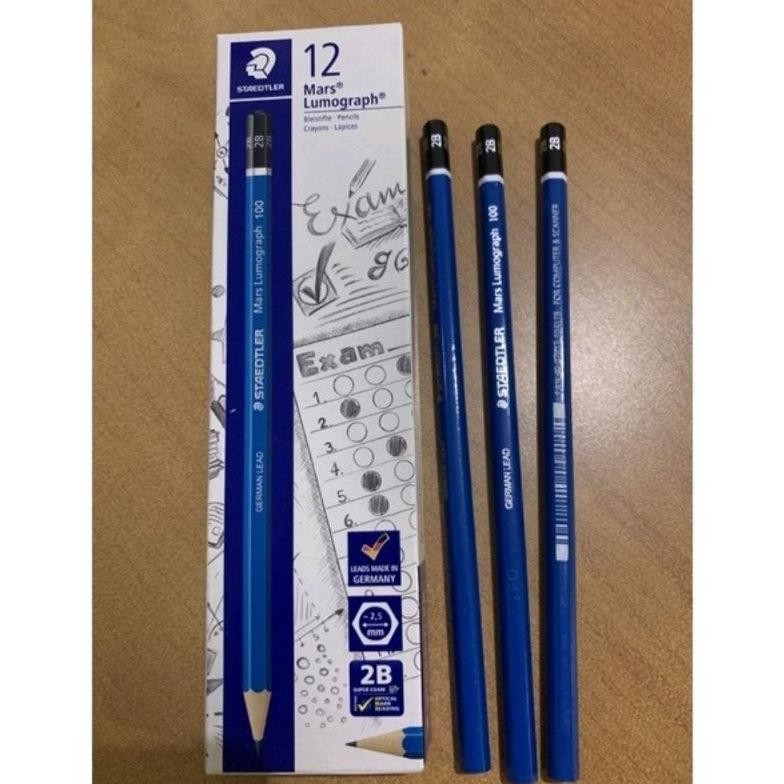 

Sale 12Pcs Pensil 2B Staedler Ujian Komputer Sale