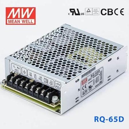 Ready stock] Power Supply Mean Well RQ-65D RQ65D RQ 65D 65W 4 Output Original