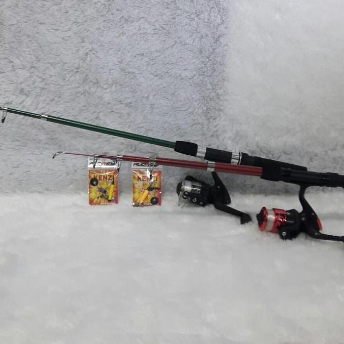 joran pancing 2 joran 2 reel