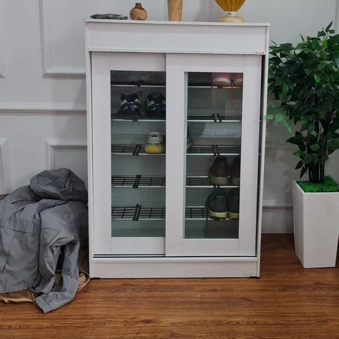 PROMO DISKON - LEMARI SEPATU SLIDING LEMARI SANDAL SLIDING SHOE RACK RAK KAOS KAKI LEMARI KAOS KAKI 