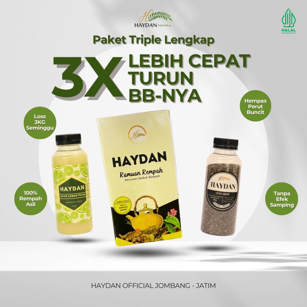 

STID PAKET TRIPLE | DIET | TEH DETOX | TURUN BB | JSR| 2-3kg SEMINGGU