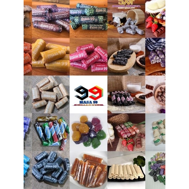 

Dodol Garut 500gr Campur / Dodol Kiloan Oleh Oleh Khas Garut ASLI MANIS LEGIT