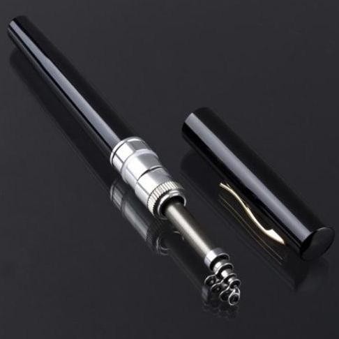 alat pancing 1 set reel ril dan Joran Pancing Pena Fish Mini Portabel