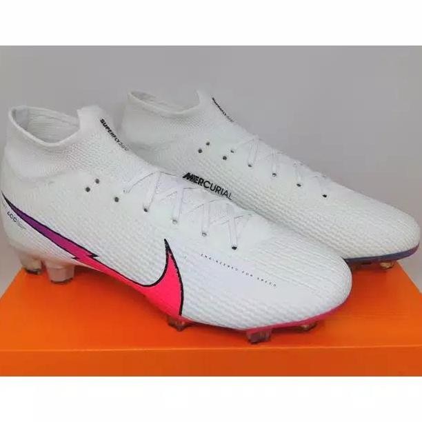 Sepatu Bola - Soccer Nike Mercurial Superfly 7 Elite White Flash Crims