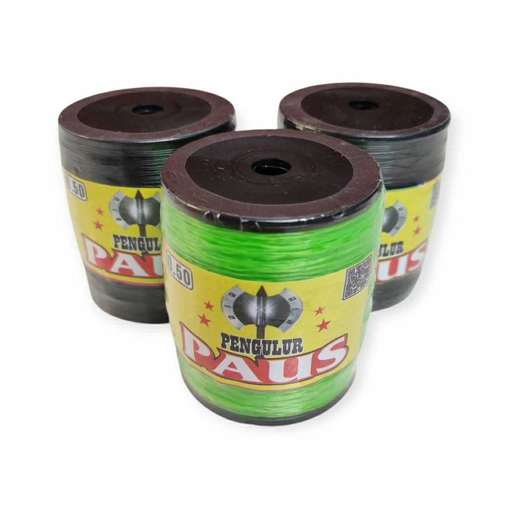 Dapatkan Tali Kenur Layang Layang Molor Cap Paus Size (050) Benang Pengulur Layangan Klosan Kuat.