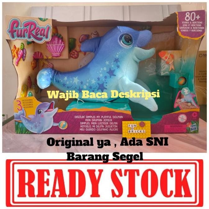 Furreal Dazzlin Dimes My Playful Dolphin Boneka Lumba Lumba