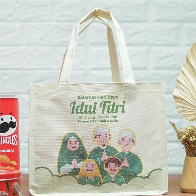 

Goodie Bag Lebaran Selamat Hari Raya Idul Fitri Ukuran 25x30x13 cm