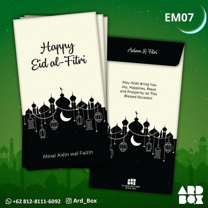 

Amplop Ramadhan Angpao Lebaran Custom Hari Raya Idul Fitri Baru EM07