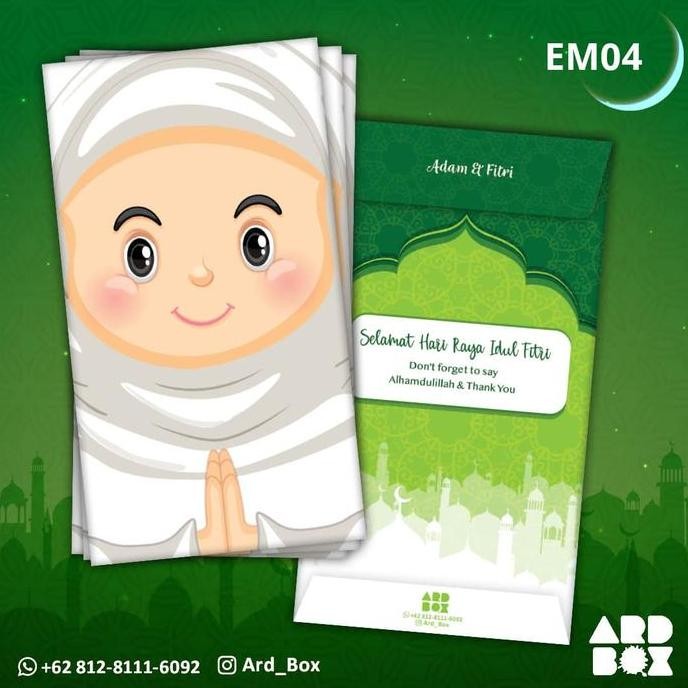 

Amplop Lebaran Custom Angpao THR Idul Fitri Terbaru Hari Raya EM04