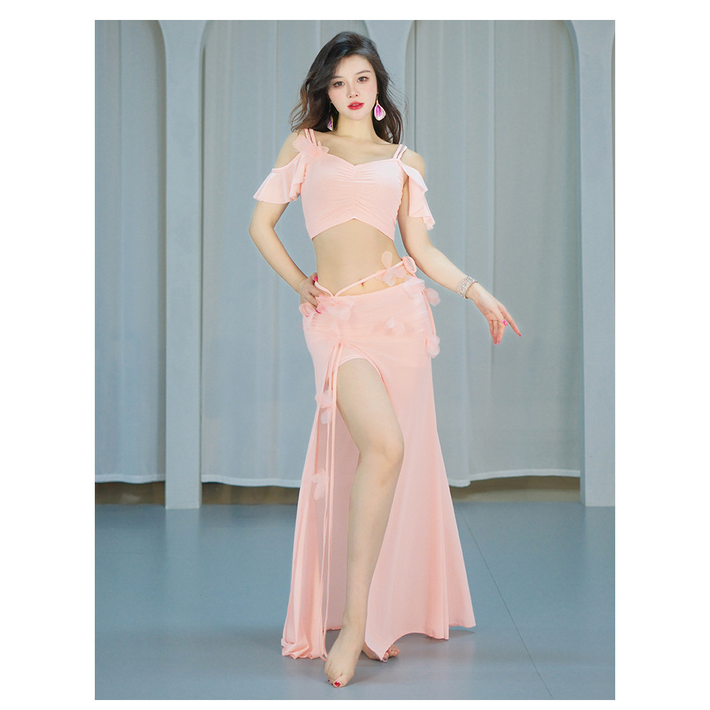Belly Dance Costume2025New Fairy Sexy Sequin Oriental Dance Performance Set Practice Outfit Performa