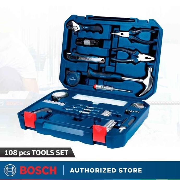 BOSCH Toolkit 108 Pcs Mixed Set 108 Multifunction Tool Kit